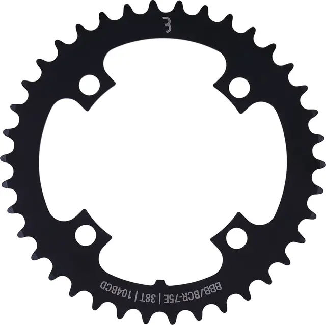 BBB E-BikeGear BCR-75E Krankdrev 38T, 104BCD/4-arm, 1/2x3/32",stål 