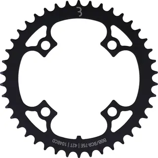 BBB E-BikeGear BCR-75E Krankdrev 42T, 104BCD/4-arm, 1/2x3/32",stål