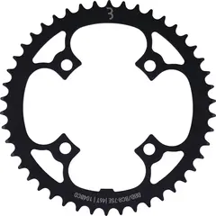 BBB E-BikeGear BCR-75E Krankdrev 46T, 104BCD/4-arm, 1/2x3/32",stål