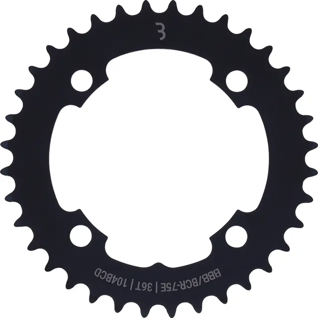 BBB E-BikeGear BCR-75E Krankdrev 104BCD/4-arm, 1/2x3/32",Stål 