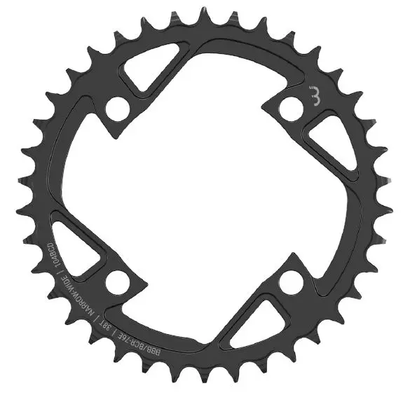 BBB Bosch E-BikeGear BCR-76E Krankdrev 104 BCD/4-arm Narrow-Wide, 11/128", Stål 