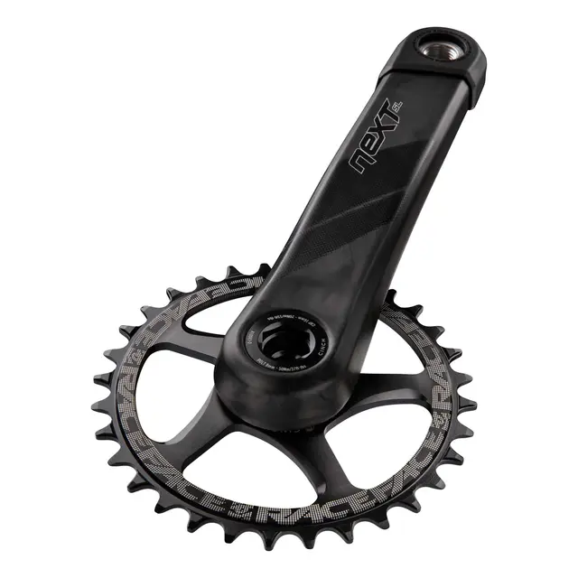 Race Face Next SL G5 Krankarmer 175mm RF136, u/drev, carbon, Sort, 370gr 
