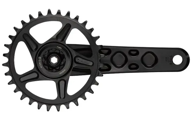 Race Face Turbine Krankarmer Sort, RF136/143, u/drev, Alu, 515g 