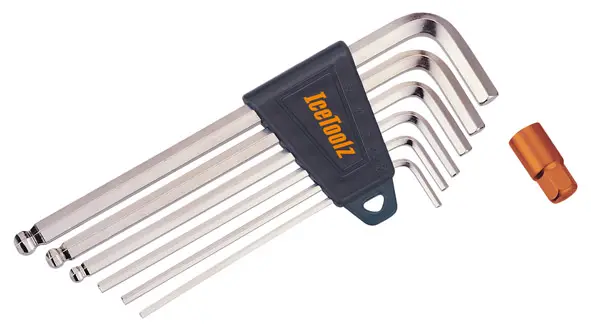 Ice Toolz Unbrakosett 2-8mm Cr-V stål, m/kule, 2-8mm 