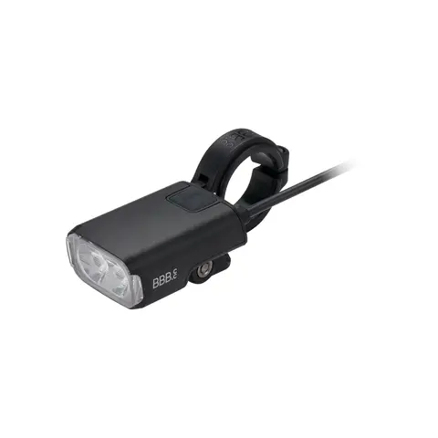 BBB E-StrikeUrban 600 BLS-241E Frontlykt 600 Lumens, Styrefeste, 25.4-35.0mm