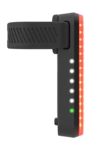 BBB SignalBrake BLS-256i Baklykt 50+50 lumen, Bremselys, USB-C, Sort 