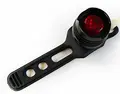 YD Ruby Diamond LED Baklykt Sort Alu, ink. batterier, vinklet feste, 26gr