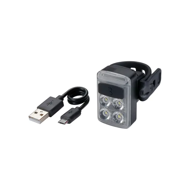 BBB Slide BLS-235 Frontlykt 50 Lumen, Micro USB, Sort 