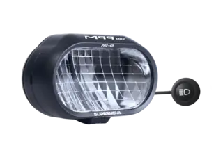Supernova M99 Mini Pro45 Frontlykt 1 300L, 12V, Sort, Remote, 123g