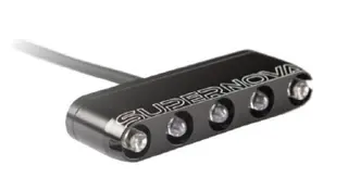 Supernova M99 TL 2 Baklykt 2.3W, 12V, Sort, 40g
