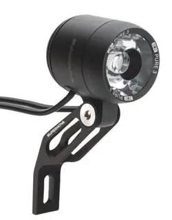 Supernova E3 Pure 3 Frontlykt 205L, Dynamo, Sort, 90g