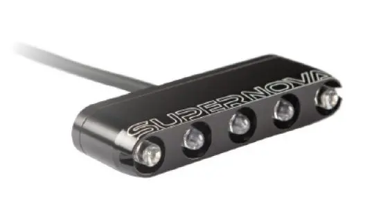 Supernova M99 TL 45 Bremse/Baklykt 0.4/0.9W, 12V, Sort, 25g 