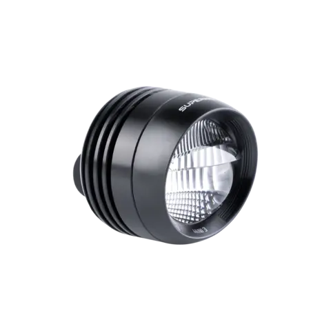 Supernova Mini 3 Frontlykt 350L, 12V, Sort, 70g