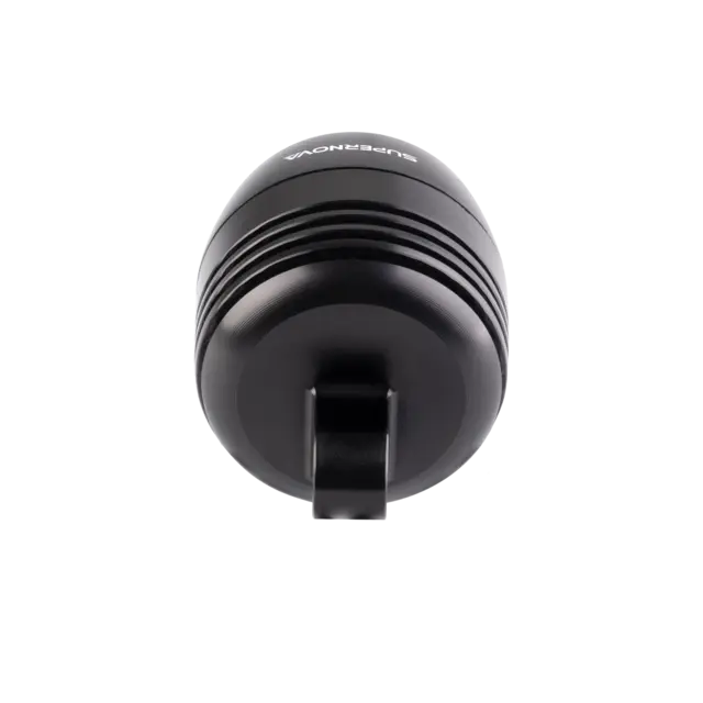 Supernova Mini 3 Frontlykt 350L, 12V, Sort, 70g 