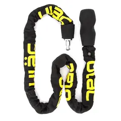 Uläc Diesel Kjettinglås Sort/Gul Nøkkel, 7mm x1000mm, 1315gr, Level 6