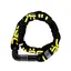 Uläc Steel Kombat Kjettinglås Sort/Gul Kode, 7mm x1000mm, 1220gr, Level 6