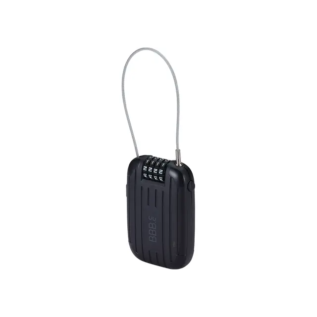 BBB MiniCase BBL-53XL Wirelås Kode, Sort, 2.0 x 1800mm, Level 1 