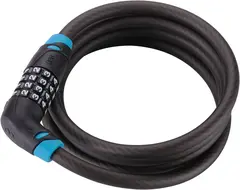 BBB Codesafe Coil BBL-35 Wirelås Kode, Sort, 6x1500mm, Level 3
