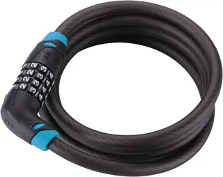 BBB Codesafe Coil BBL-35 Wirelås Kode, Sort, 6x1500mm, Level 3