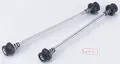 BBB Wheelfixed BQR-03 Hurtigkobling Sett Unbrako , sort, alu, 114gr