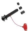 Mr. Control 12mm Dummynav / Kjedeholder Bak, universal, alu, inkl. kloss-spacer