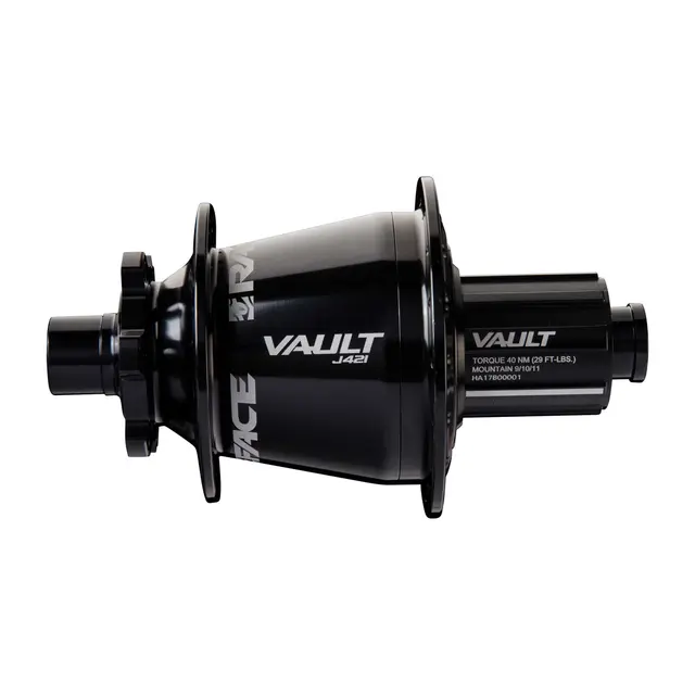Race Face Vault MTB IS Baknav 32H, 12x142mm, Shimano, 305g, Sort 