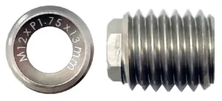 RapiLock MTB P1.75 x 13mm Gjengestykke Alu, til MTB aksling, for Trek / Canyon