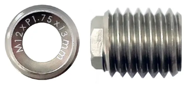 RapiLock MTB P1.75 x 13mm Gjengestykke Alu, til MTB aksling, for Trek / Canyon 