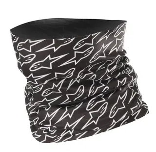 Alpinestars Astars Neck Tube Hals Sort/Hvit, One Size