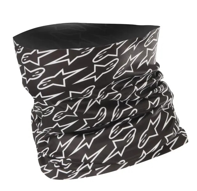 Alpinestars Astars Neck Tube Hals Sort/Hvit, One Size 