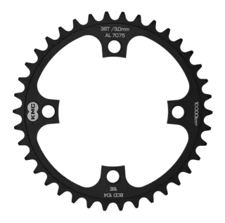 KMC Krankdrev 38T 104 BCD/4-arm, 1/8", Wide, Alu