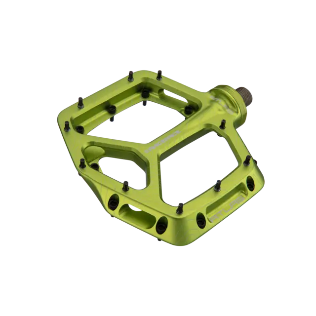 Race Face Atlas  Platform Pedaler Grønn Alu, 110x108mm, 20-pins, 376g 