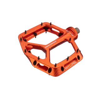 Race Face Atlas Platform Pedaler Oransje Alu, 110x108mm, 20-pins, 376g