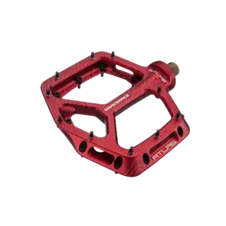 Race Face Atlas Platform Pedaler Rød Alu, 110x108mm, 20-pins, 376g
