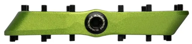 Race Face Aeffect R Platform Pedaler Grønn, Alu, 110x115mm, 20-pins, 440g 