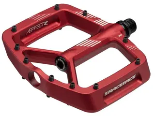 Race Face Aeffect R Platform Pedaler Rød, Alu, 110x115mm, 20-pins, 440g