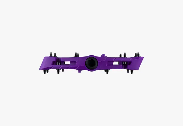 Race Face Chester Platformpedal L Lilla Nylon Composite, 115x110mm, 22-pin, 355g 