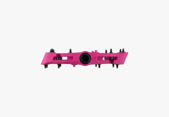Race Face Chester Platformpedal L Rosa Nylon Composite, 115x110mm, 22-pin, 355g 