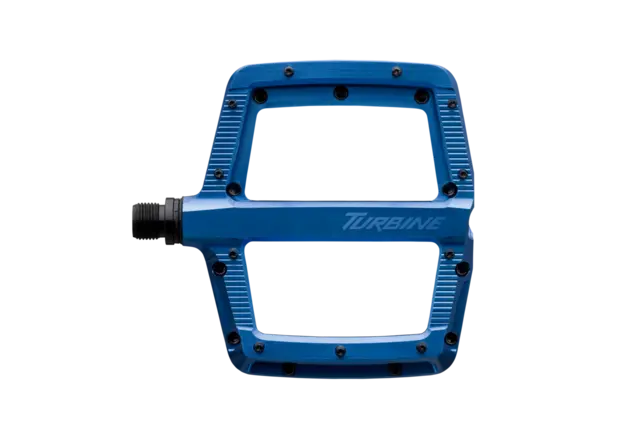 Race Face Turbine Platform Pedal Blå 115mmx110mm, 22-pins, 415gr 