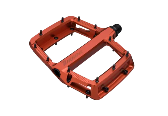 Race Face Turbine Platform Pedal Oransje 115mmx110mm, 22-pins, 415gr 
