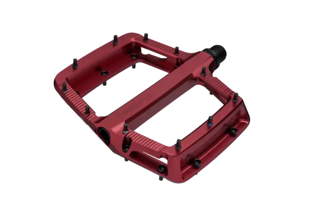 Race Face Turbine Platform Pedal Rød 115mmx110mm, 22-pins, 415gr 