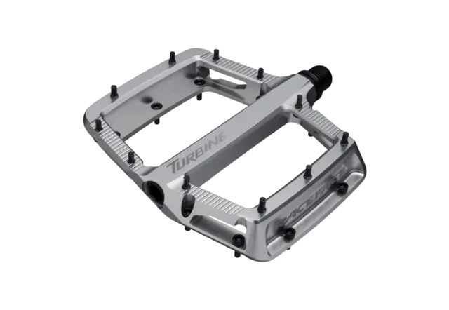 Race Face Turbine Platform Pedal Sølv 115mmx110mm, 22-pins, 415gr 