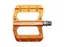 HT AE12 SX Platformpedal SMALL Oransje Alu, 88x96x14mm,10-pins, 345g 