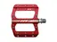 HT AE12 SX Platformpedal SMALL Rød Alu, 88x96x14mm,10-pins, 345g 