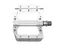 HT AE12 SX Platformpedal SMALL Sølv Alu, 88x96x14mm,10-pins, 345g 