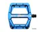 HT AN71 Talon Platformpedal Blå Alu, 105x105x17mm,11-pins, 430g 