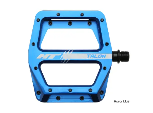 HT AN71 Talon Platformpedal Blå Alu, 105x105x17mm,11-pins, 430g 