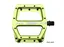 HT AN71 Talon Platformpedal Grønn Alu, 105x105x17mm,11-pins, 430g 