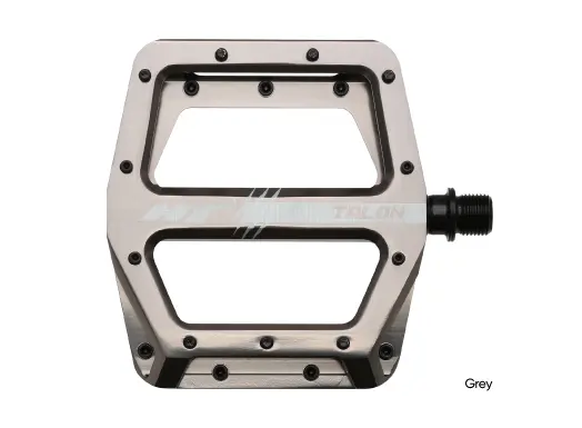 HT AN71 Talon Platformpedal Grå Alu, 105x105x17mm,11-pins, 430g 