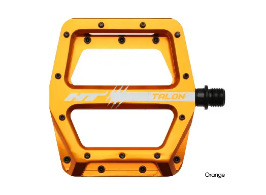 HT AN71 Talon Platformpedal Oransje Alu, 105x105x17mm,11-pins, 430g 